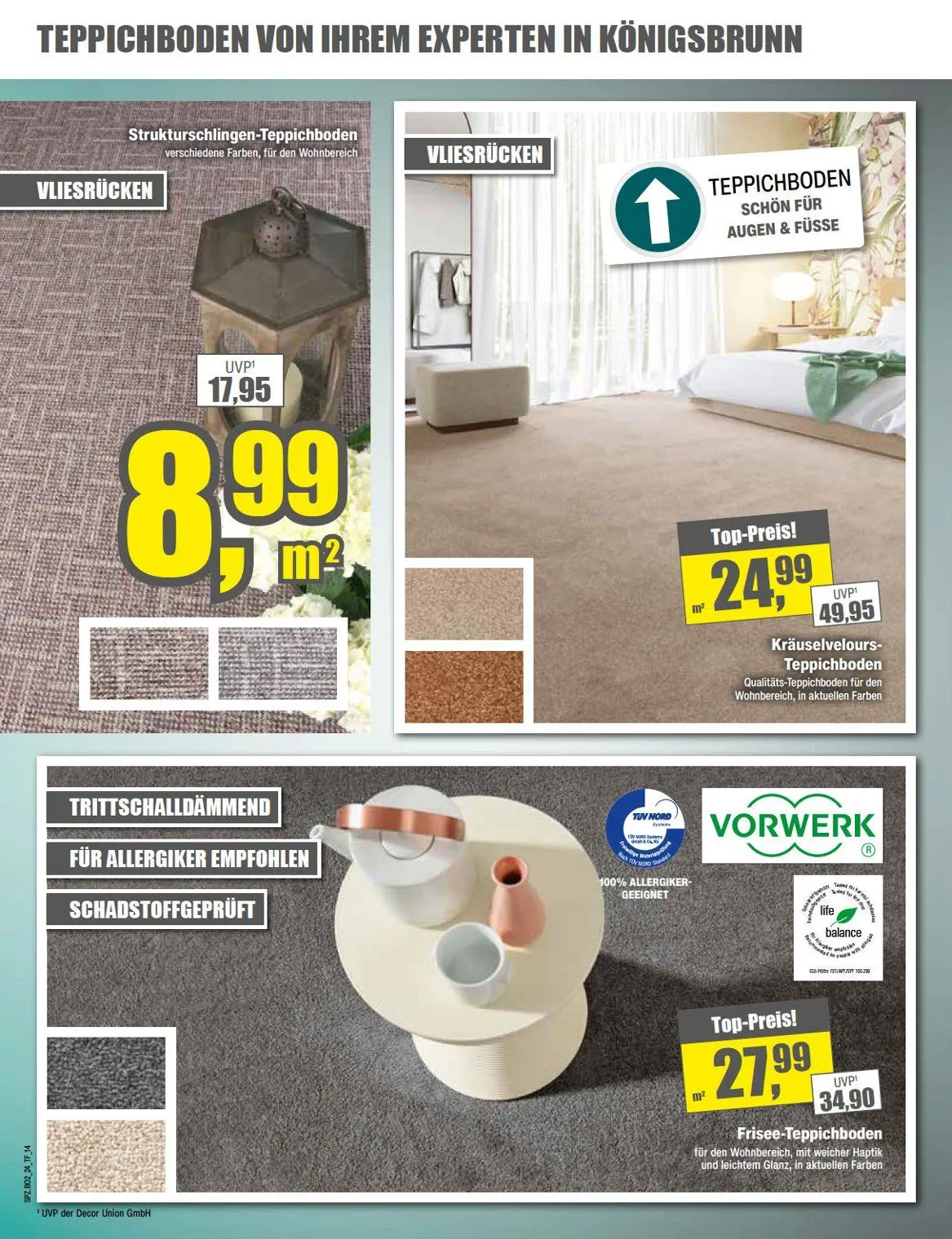 Ihr Teppichfreund Angebote von 17. April bis 24. April 2025 - Prospekt seite 14