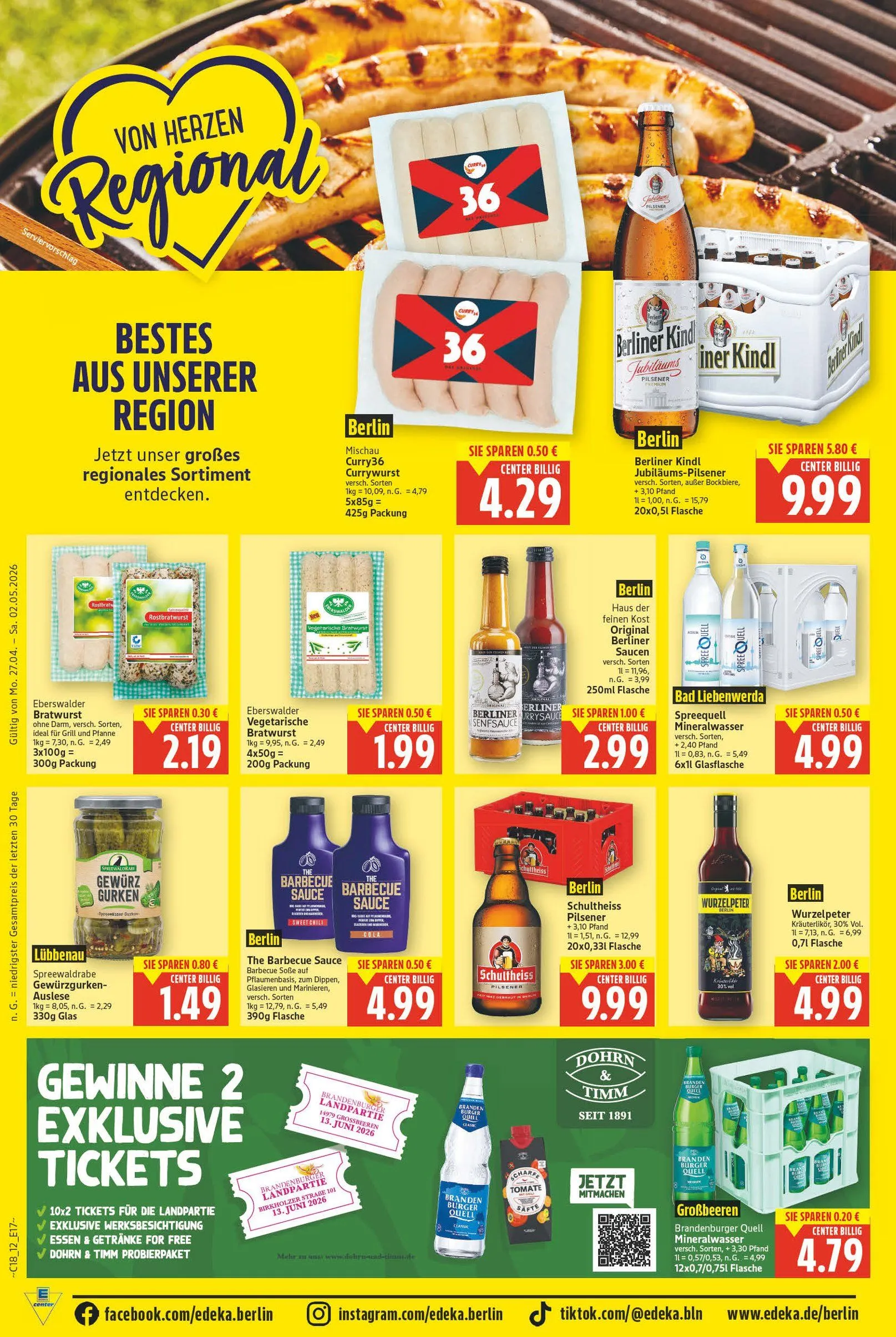 Edeka Angebote von 26. April bis 2. Mai 2026 - Prospekt seite 14