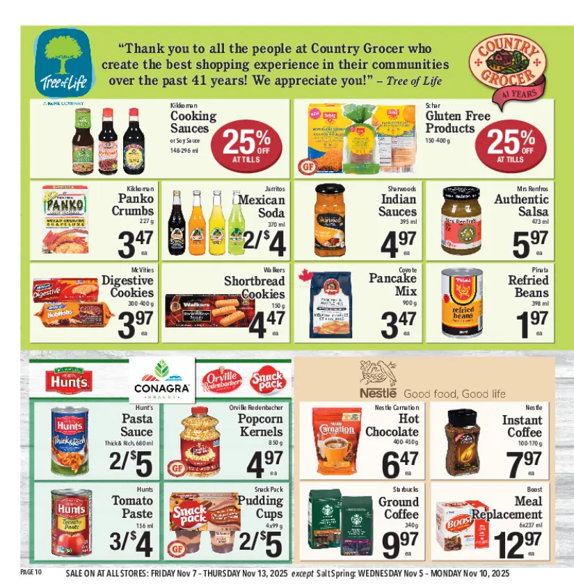 Country Grocer Sales from November 7 to November 13 2025 - flyer page 10