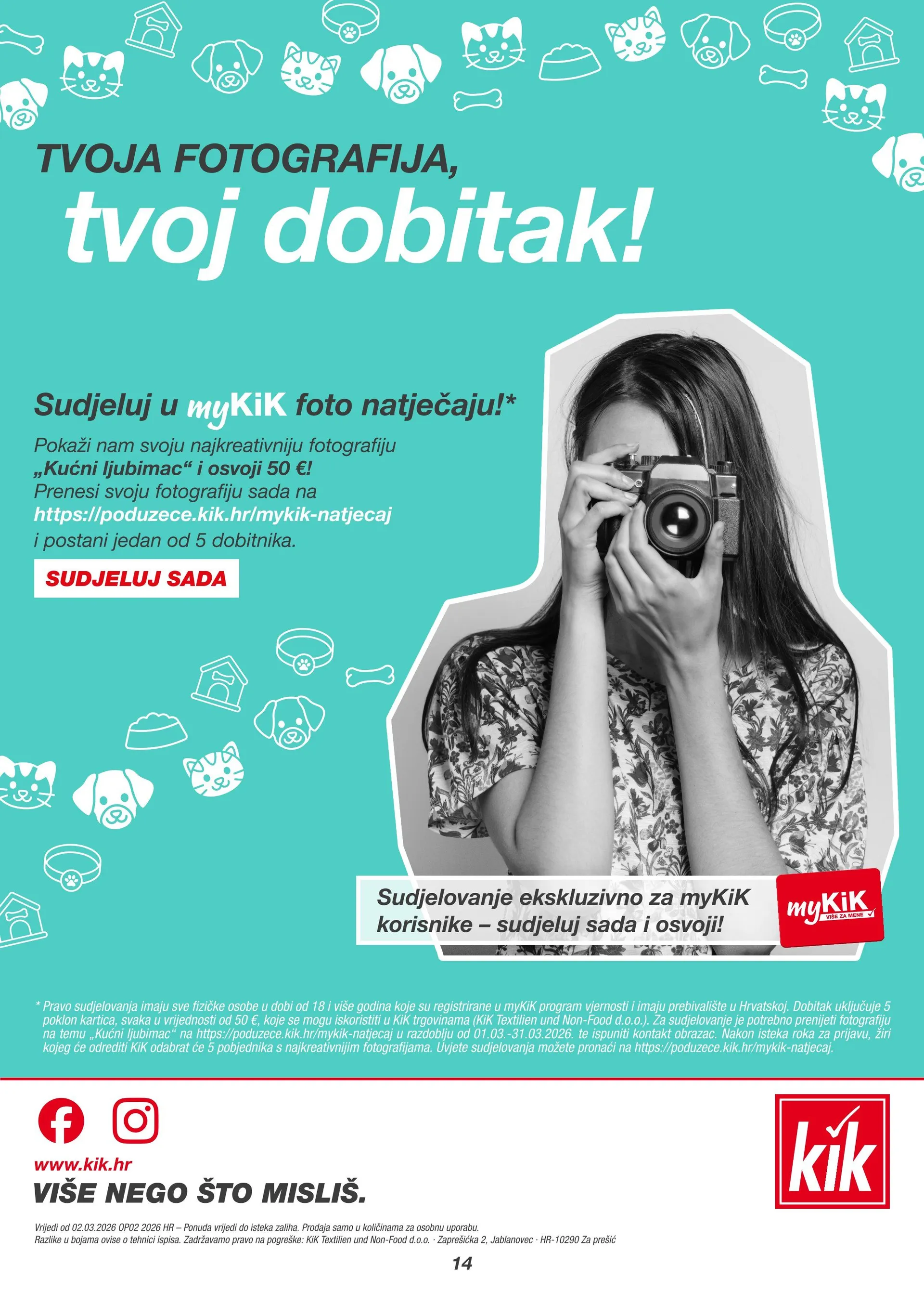 Katalog Kik od 2. ožujka do 9. ožujka 2026. - Pregled Stranica 14