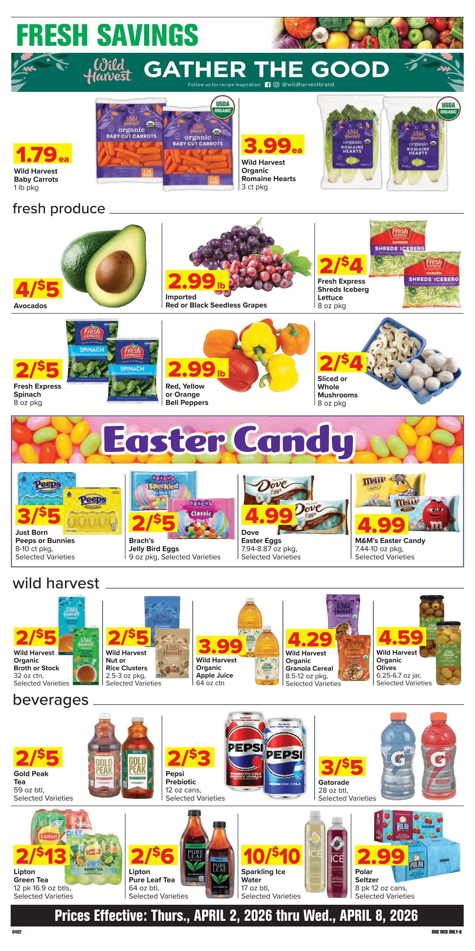 Weekly promotion Shop'n Save Sales spanning from April 2 to April 8 2026 - Page 14 for Catalogue 365