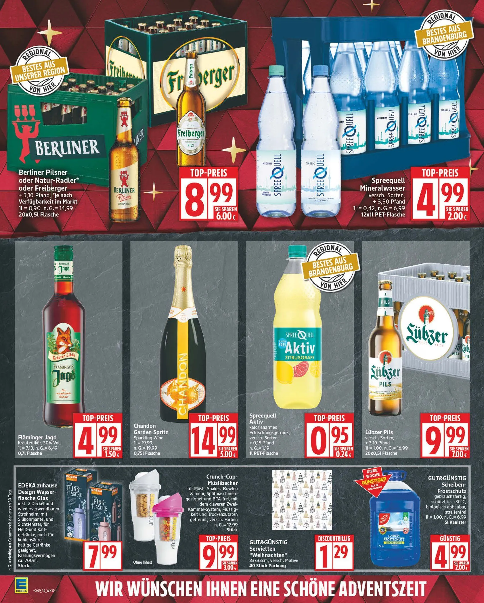 Edeka Sales von 1. Dezember bis 6. Dezember 2025 - Prospekt seite 14