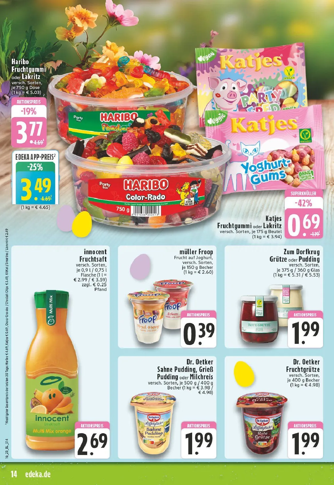 Edeka Angebote von 14. April bis 19. April 2025 - Prospekt seite 14
