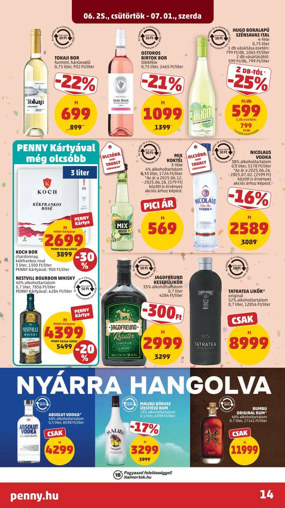 Katalógus  Penny Market legfrissebb ajánlatai június 25.-tól július 1.-ig 2026. - Oldal 14