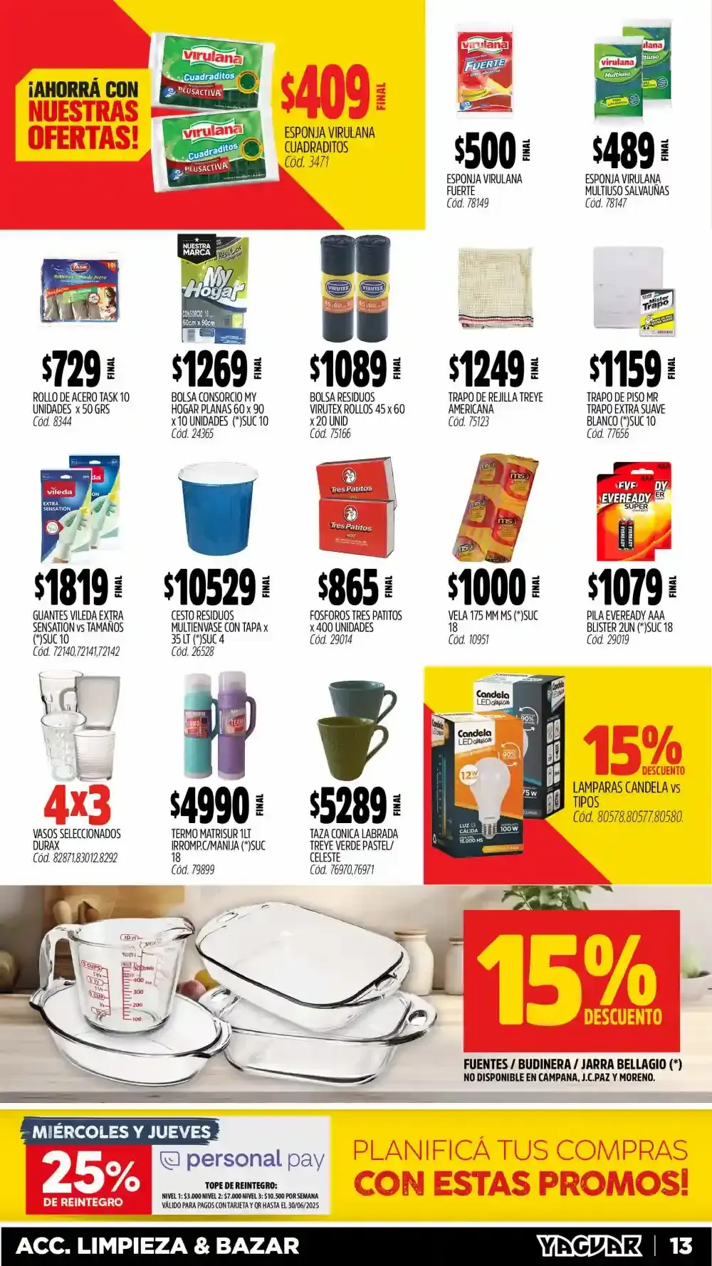 Ofertas de Yaguar Ofertas 14 de abril al 20 de abril 2025 - Página 13 del catálogo