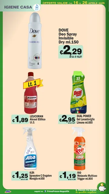 Volantini Primo Prezzo da 16 aprile a 26 aprile di 2026 - Pagina del volantino 14
