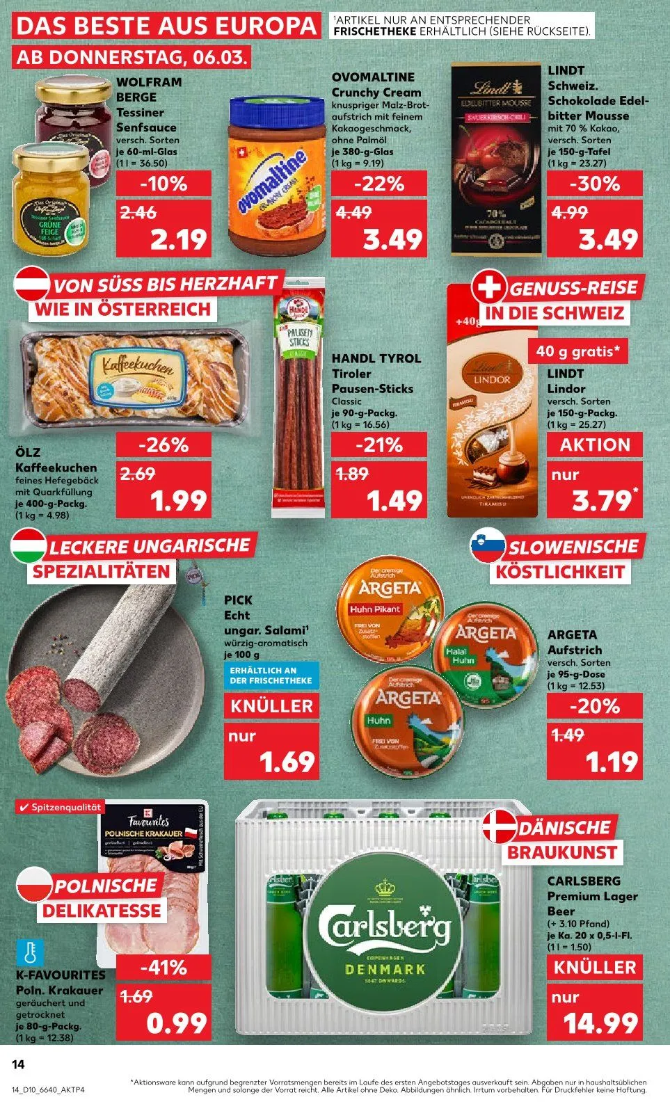 Kaufland Prospekt von 6. März bis 12. März 2025 - Prospekt seite 14