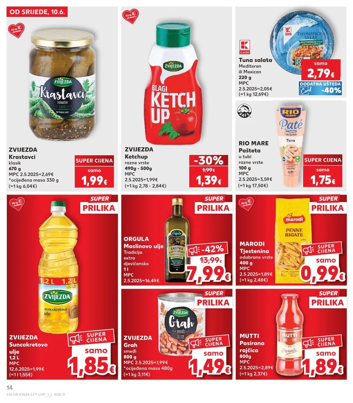 Katalog Kaufland od 10. lipnja do 16. lipnja 2026. - Pregled Stranica 14