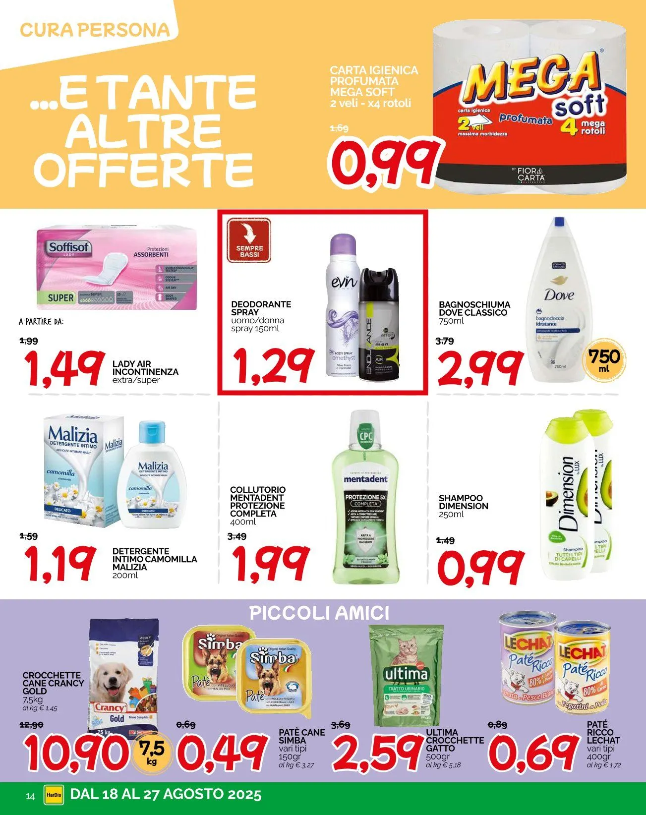 Volantini HarDis da 18 agosto a 28 agosto di 2025 - Pagina del volantino 14