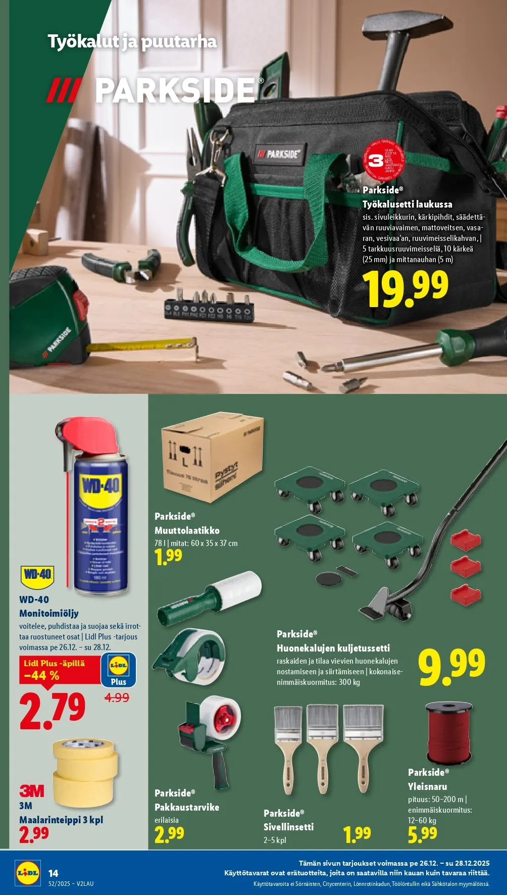 Kaupan Lidl tarjoukset voimassa alkaen 26. joulukuuta - 28. joulukuuta 2025 - Tarjouslehti sivu 14