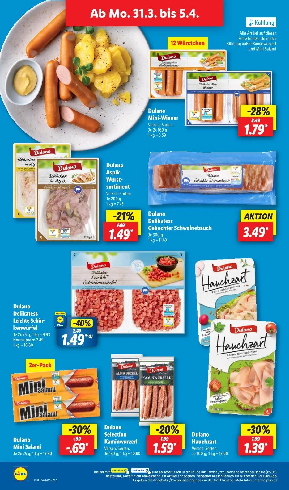 Lidl Prospekt von 31. März bis 15. April 2025 - Prospekt seite 13