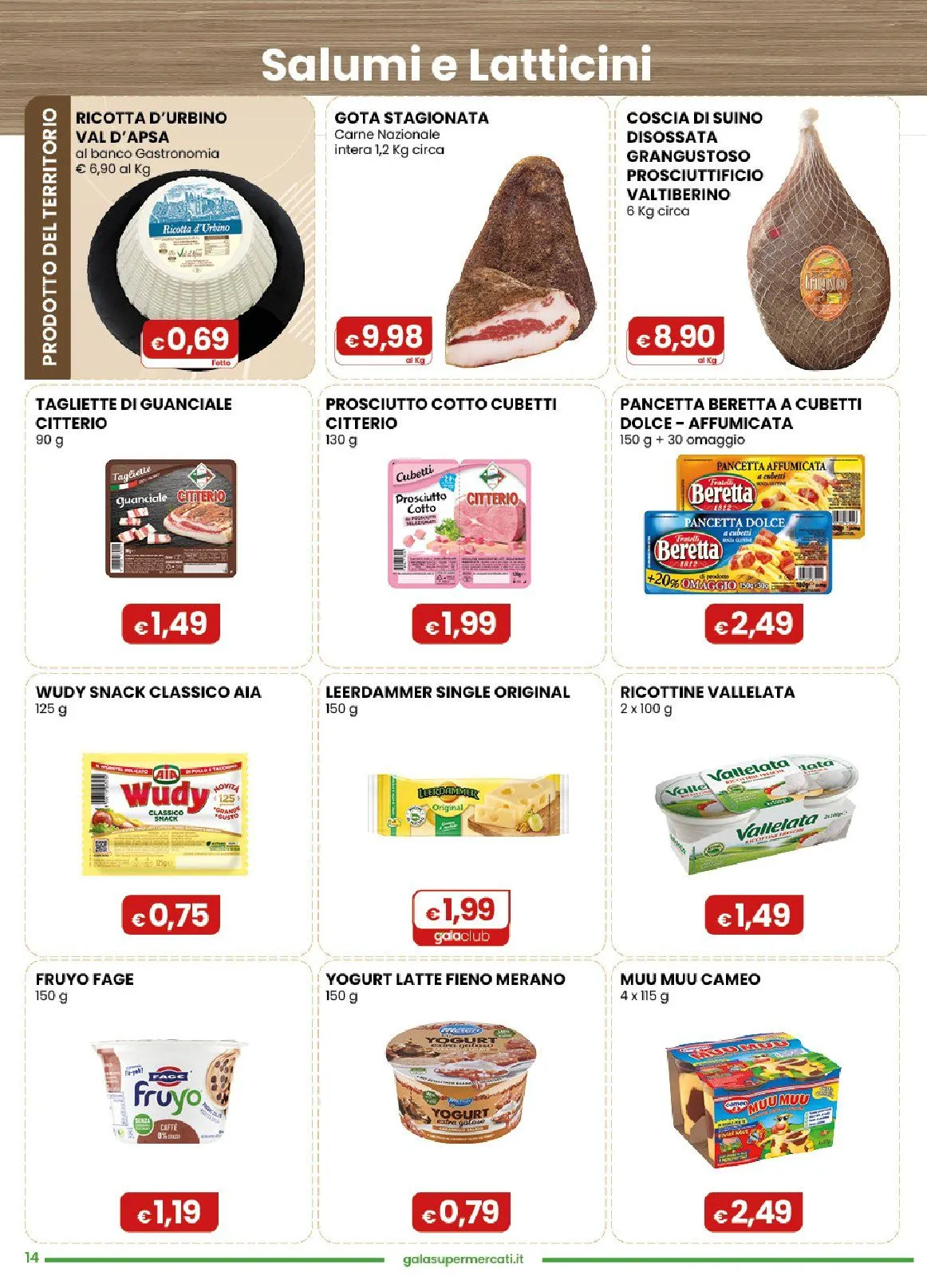  Volantini Gala Supermercati da 14 gennaio a 27 gennaio di 2026 - Pagina del volantino 14