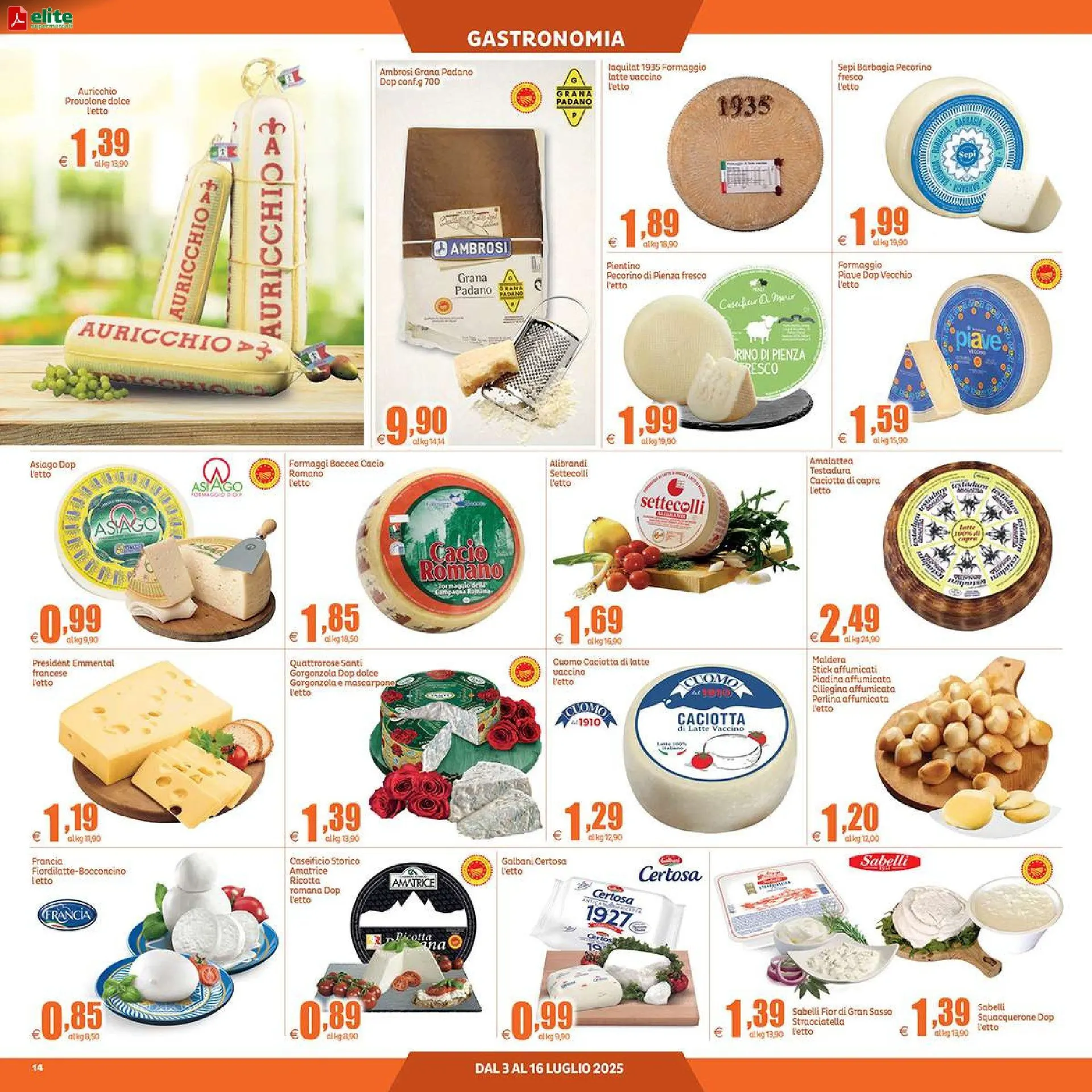Volantini Elite Supermercati da 3 luglio a 16 luglio di 2025 - Pagina del volantino 14