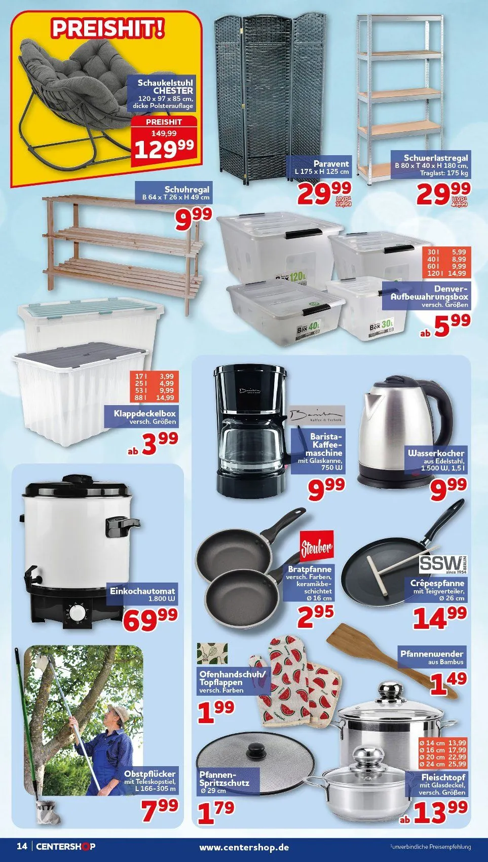  CENTERSHOP Prospekte von 29. Juni bis 4. Juli 2026 - Prospekt seite 14