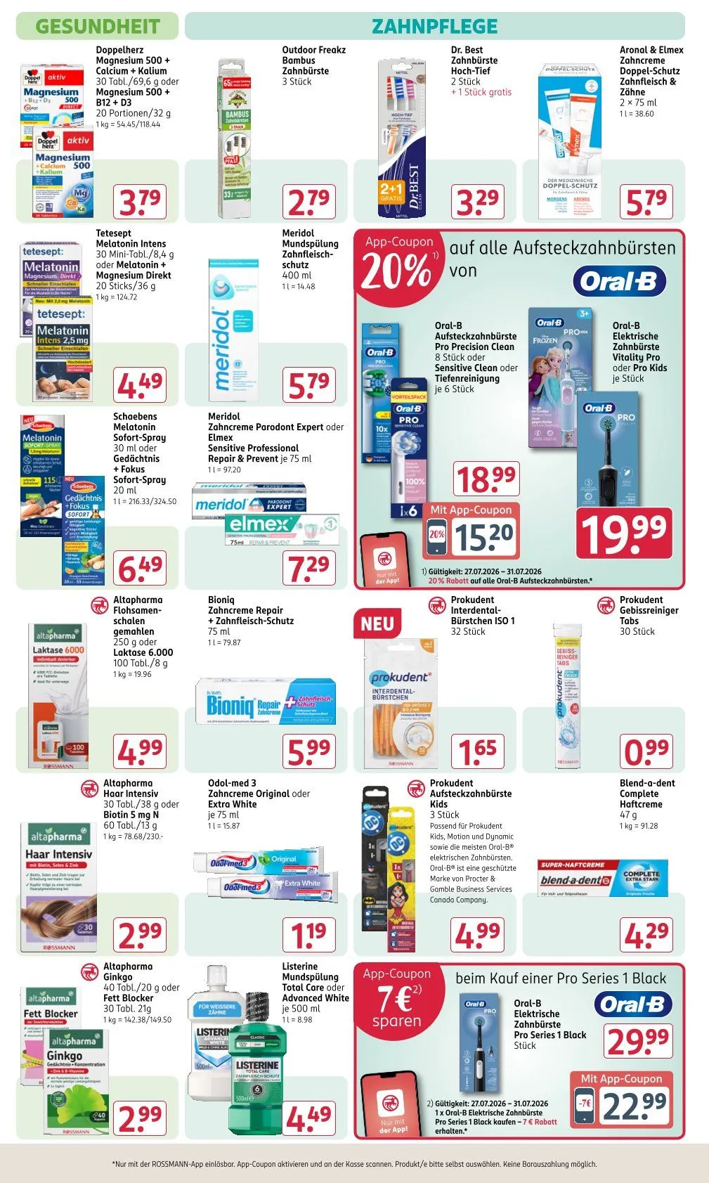 Rossmann Angebote von 27. Juli bis 31. Juli 2026 - Prospekt seite 14