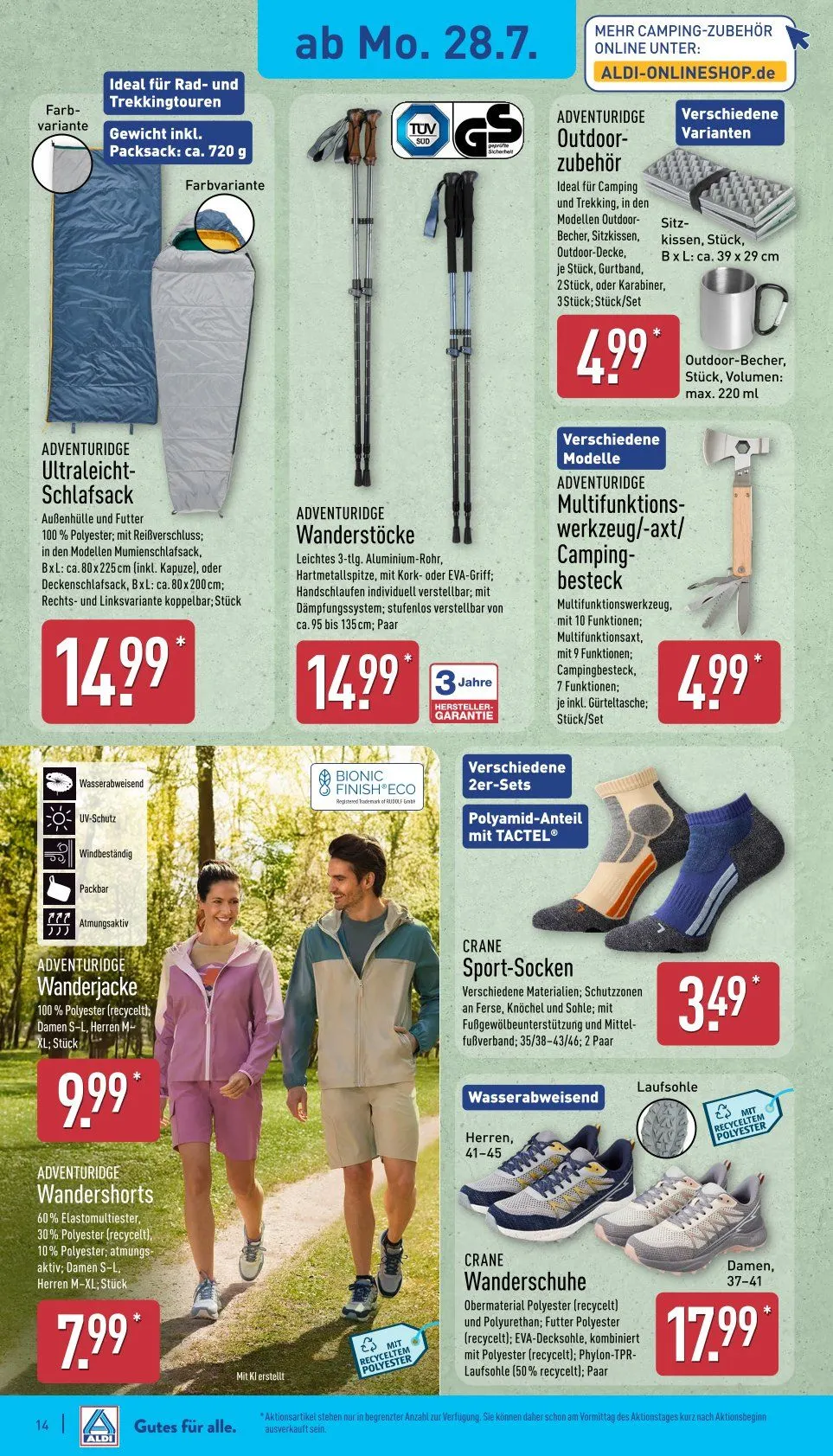 ALDI Nord Prospekte von 28. Juli bis 2. August 2025 - Prospekt seite 14