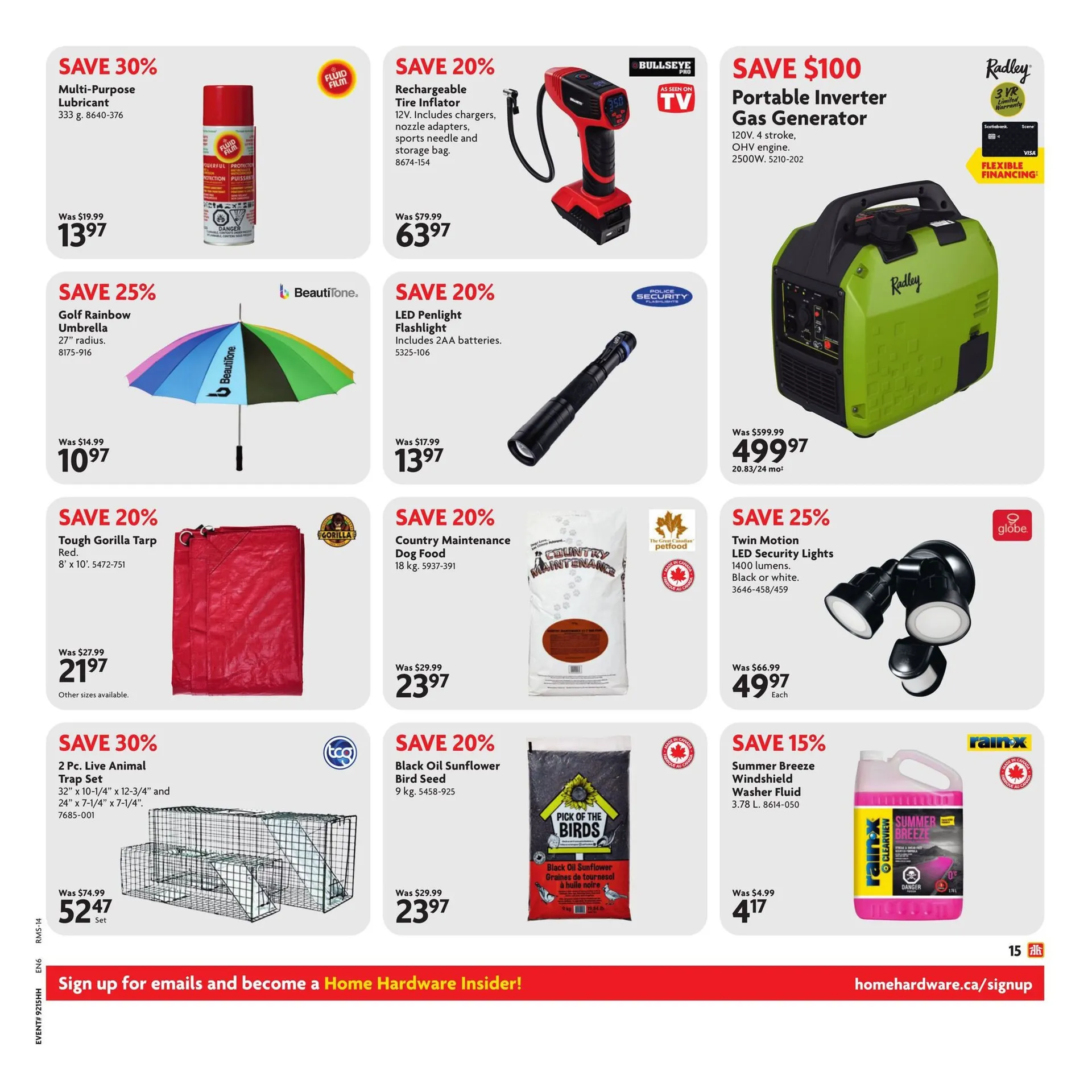 Home Hardware Sales from April 9 to April 22 2026 - flyer page 14
