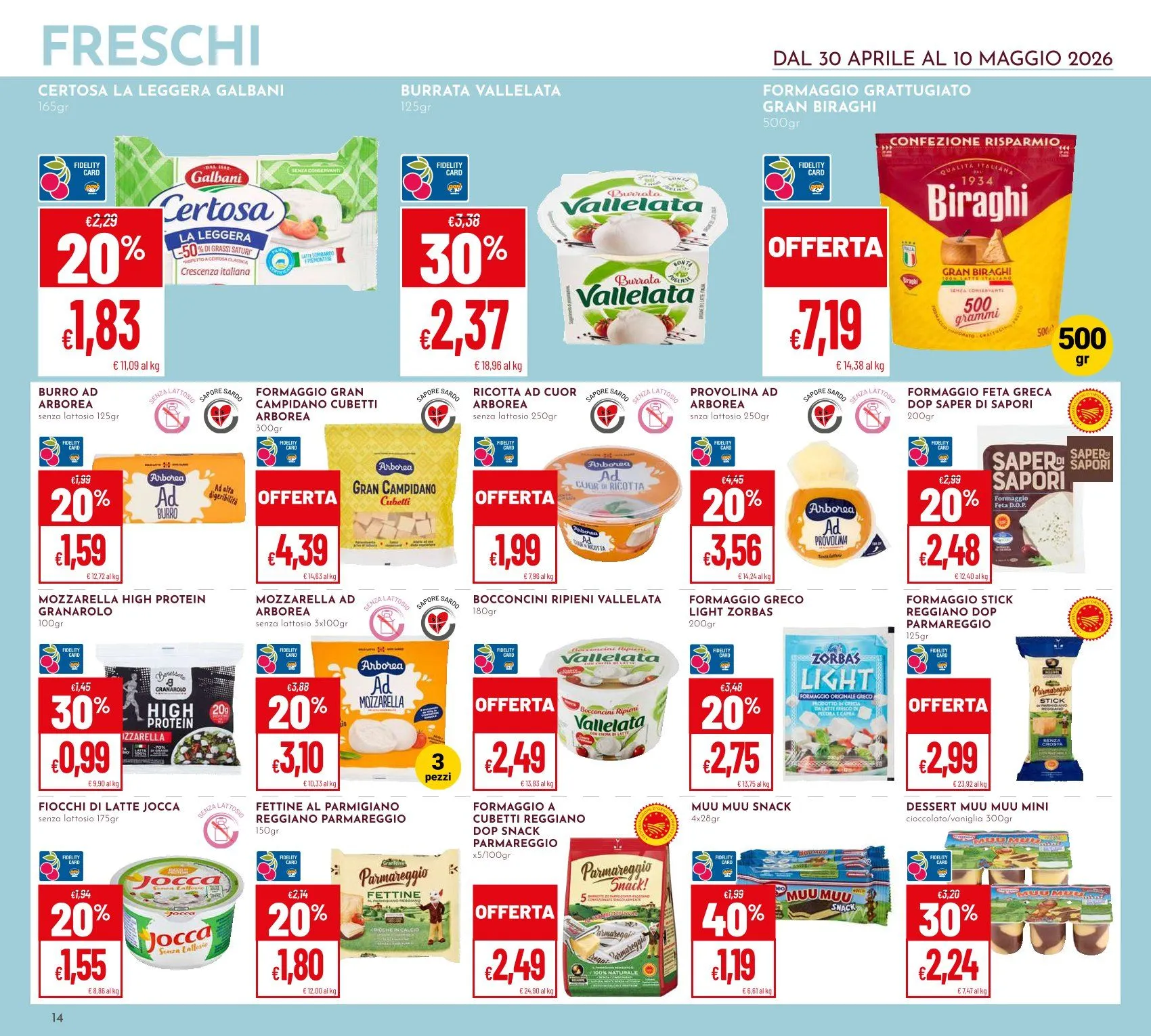 Volantini Pan da 30 aprile a 10 maggio di 2026 - Pagina del volantino 14