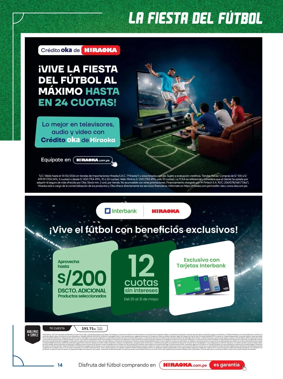 Catalogo de Hiraoka Ofertas 1 de junio al 6 de junio 2026 - Pag 14