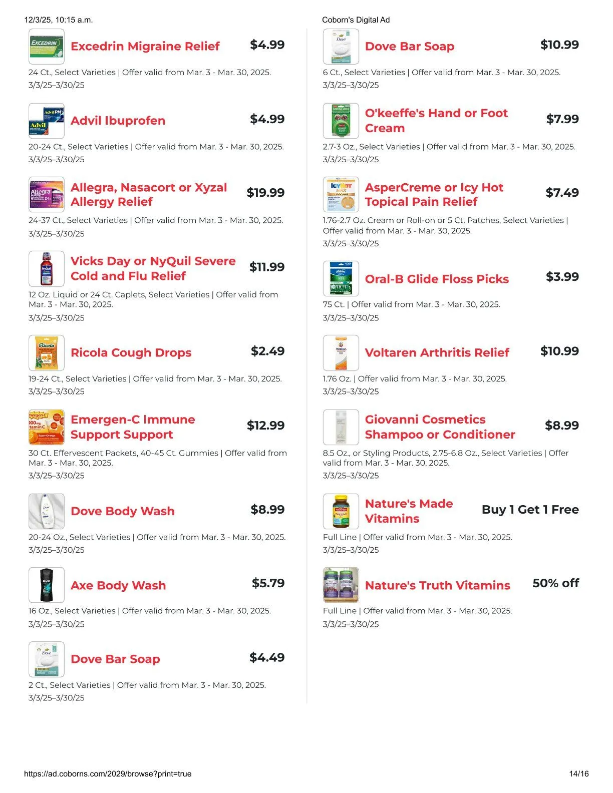 Weekly ad Coborn's Deals from March 12 to March 15 2025 - Page 14