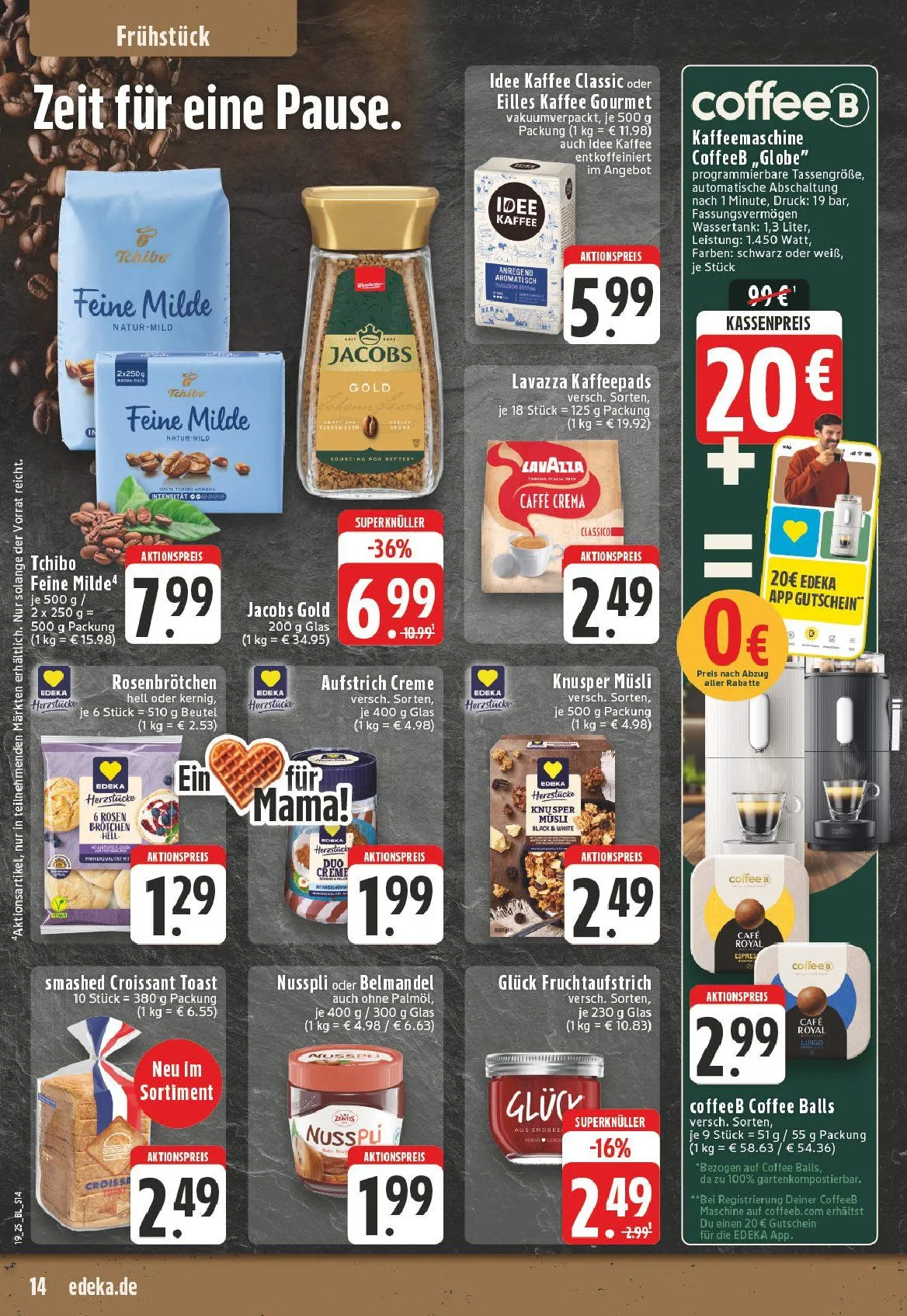 Edeka Prospekt von 5. Mai bis 10. Mai 2025 - Prospekt seite 14