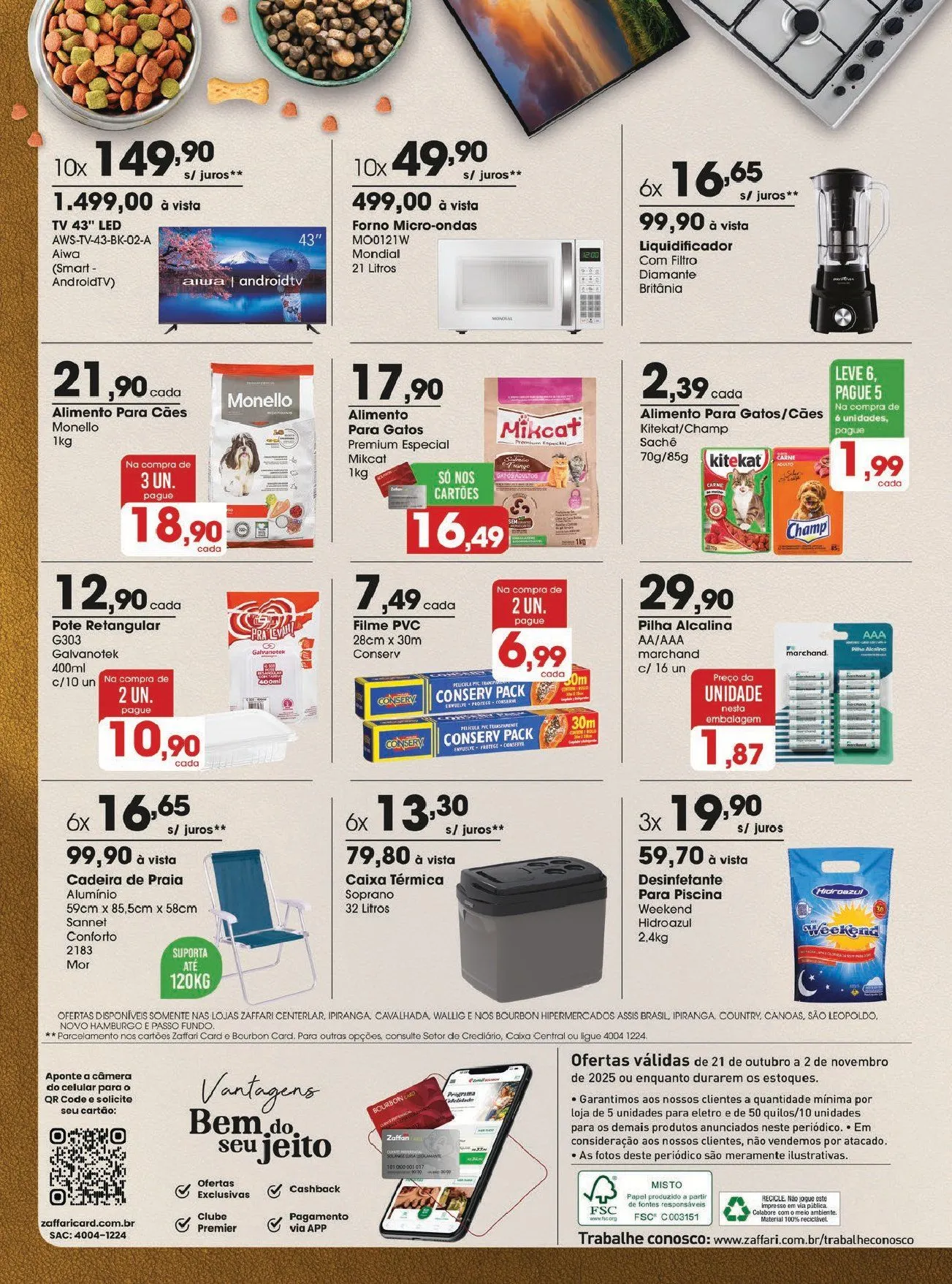 Encarte de Folhetos Záffari 21 de outubro até 2 de novembro 2025 - Pagina 14