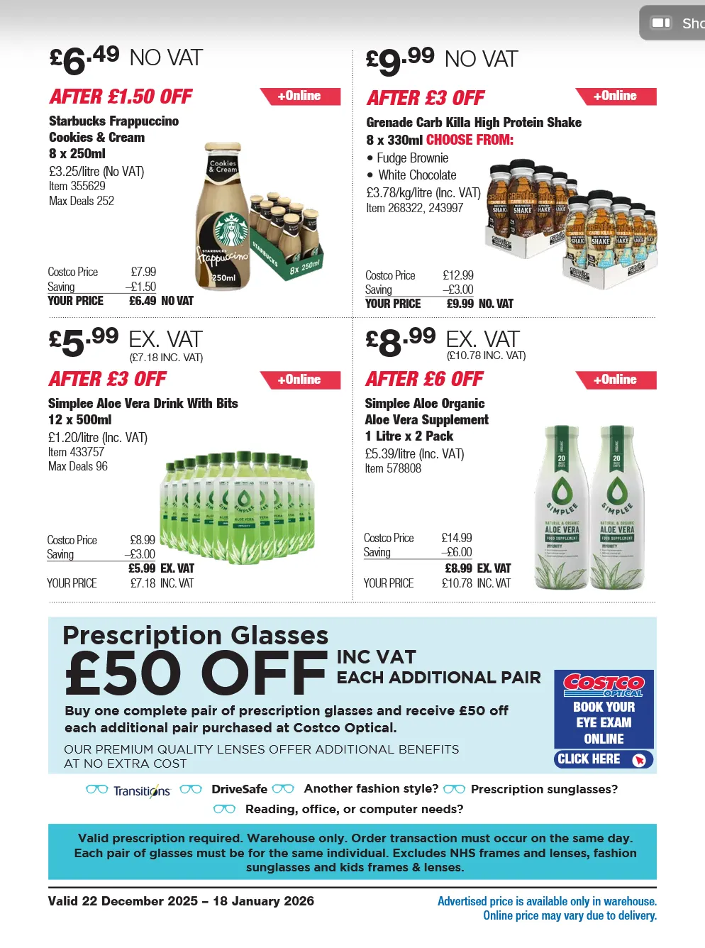 COSTCO Deals from 20 December to 18 January 2026 - Catalogue Page 14