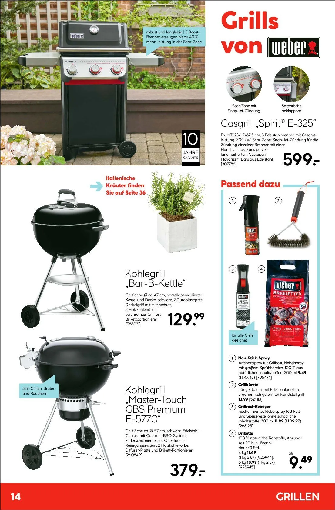 Hellweg Prospekt von 31. März bis 10. April 2025 - Prospekt seite 14