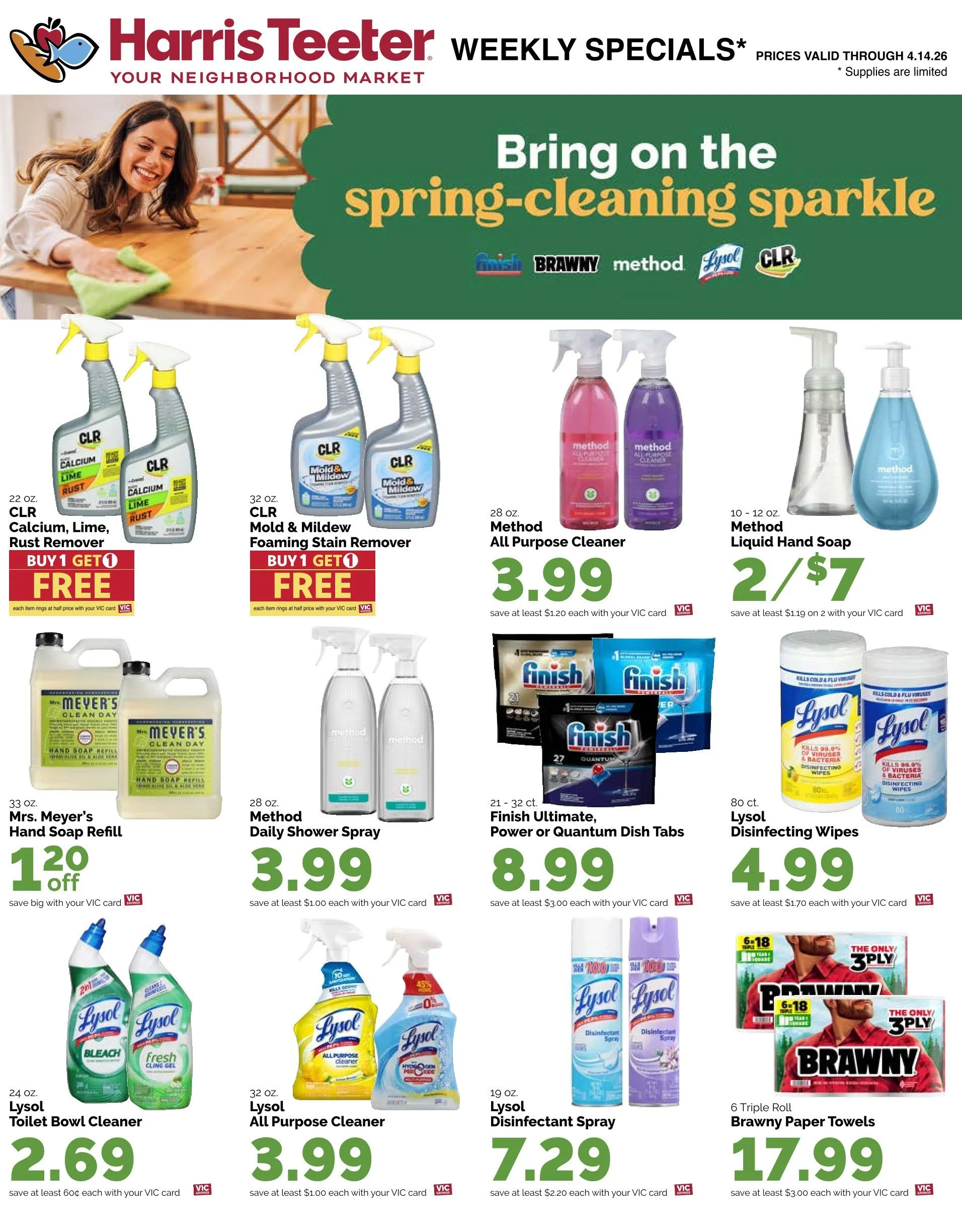 Weekly promotion  Harris Teeter Sales spanning from April 8 to April 14 2026 - Page 14 for Catalogue 365
