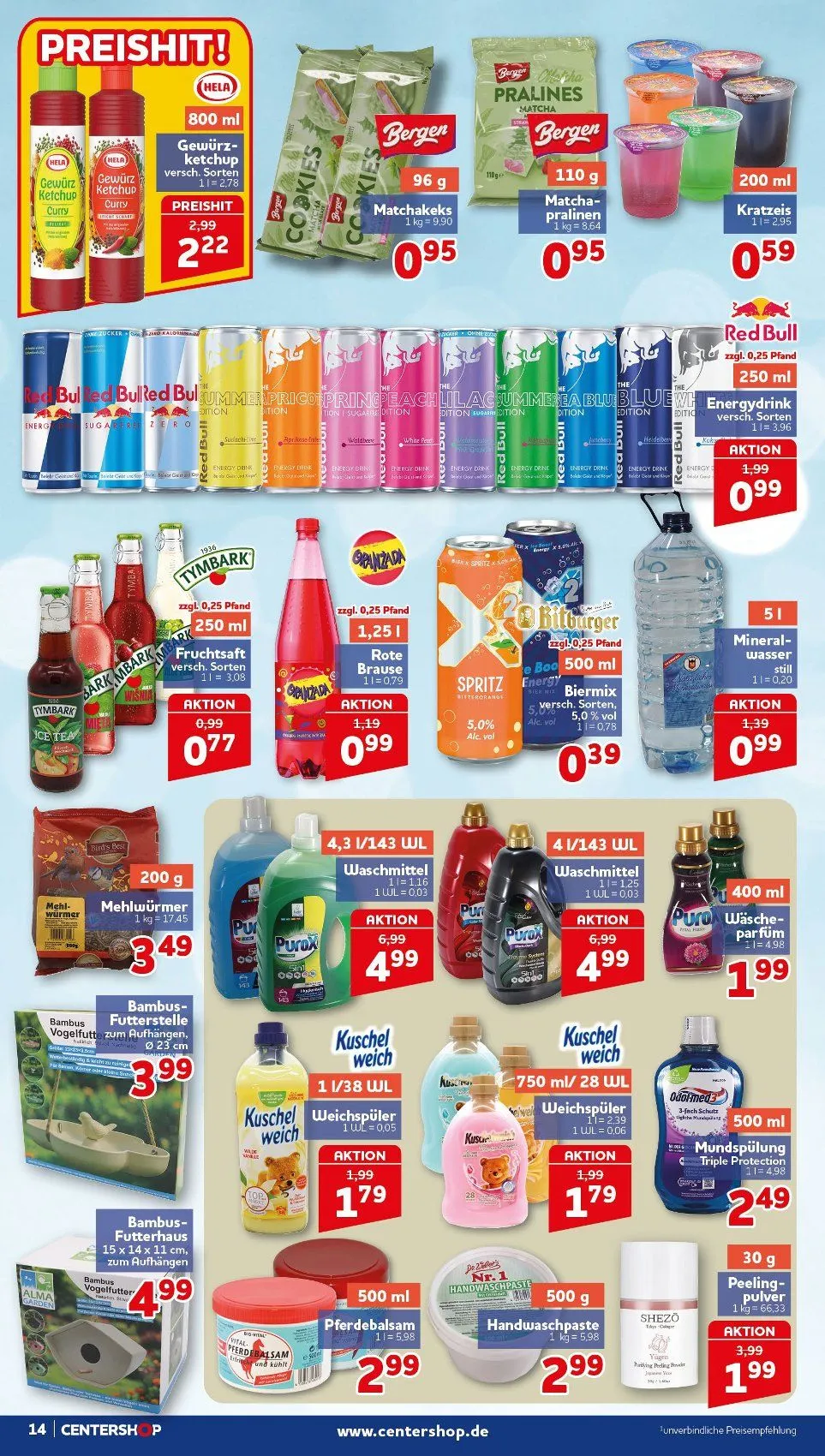 CENTERSHOP Prospekte von 13. Juli bis 18. Juli 2026 - Prospekt seite 14
