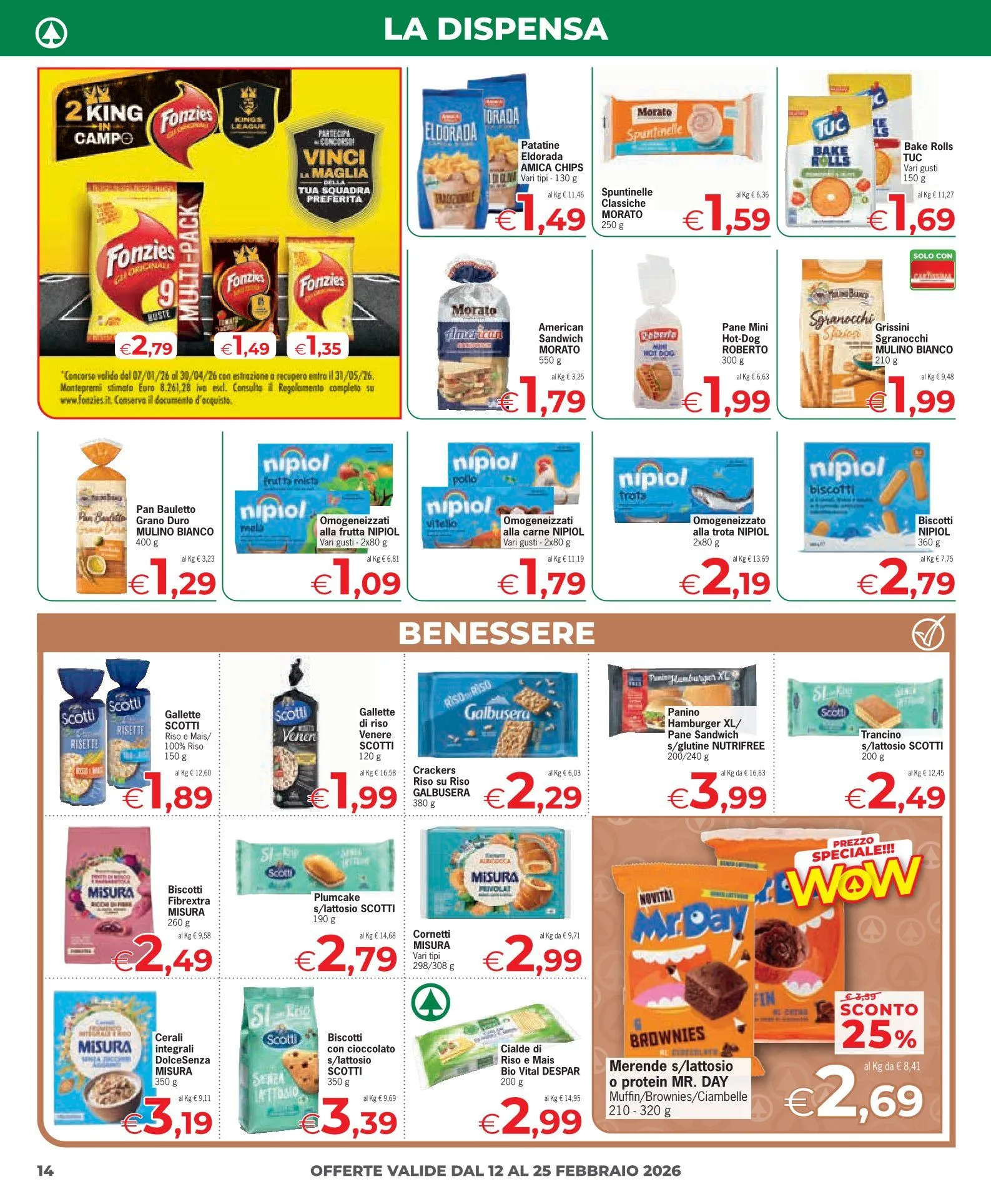 Volantini Despar da 12 febbraio a 25 febbraio di 2026 - Pagina del volantino 14