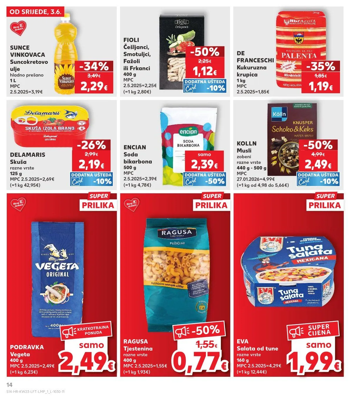 Katalog Kaufland od 3. lipnja do 9. lipnja 2026. - Pregled Stranica 14