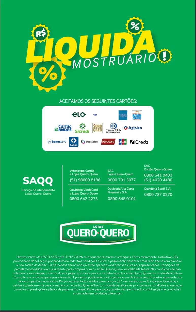 Encarte de Quero Quero 2 de janeiro até 31 de janeiro 2026 - Pagina 14