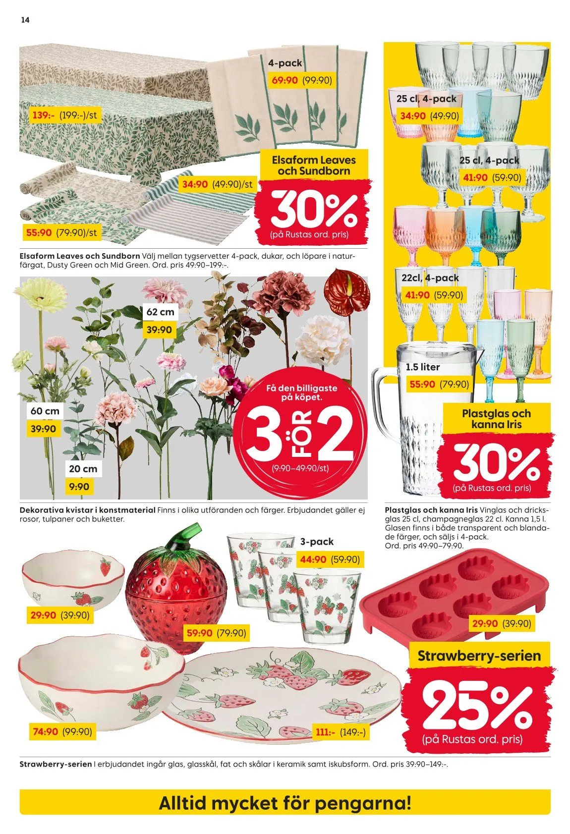 Senaste Rusta erbjudanden från 4 maj till 10 maj 2026 - Reklamblad sidor 14