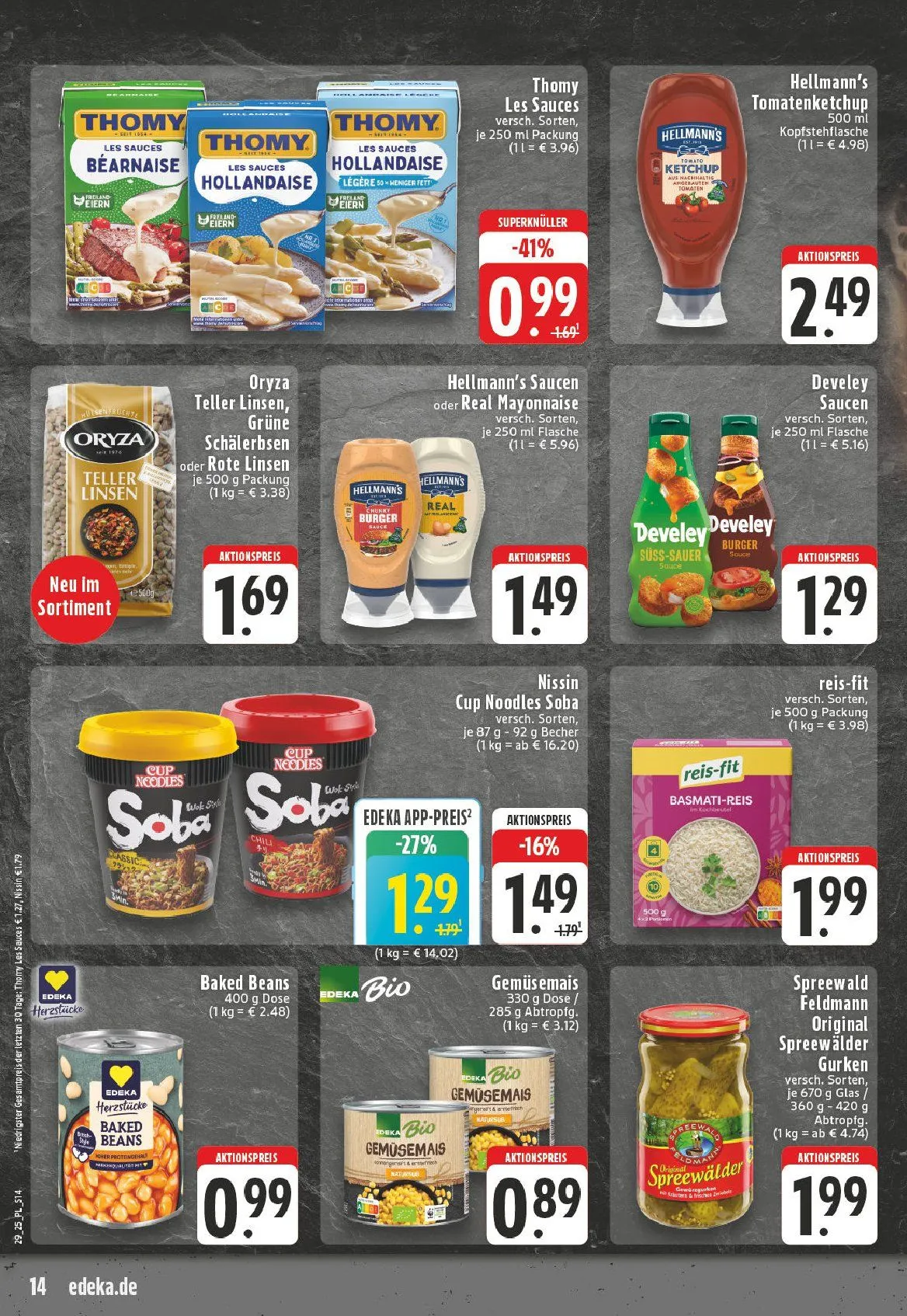 Edeka Prospekte - Aktuelle Angebote von 13. Juli bis 18. Juli 2025 - Prospekt seite 14