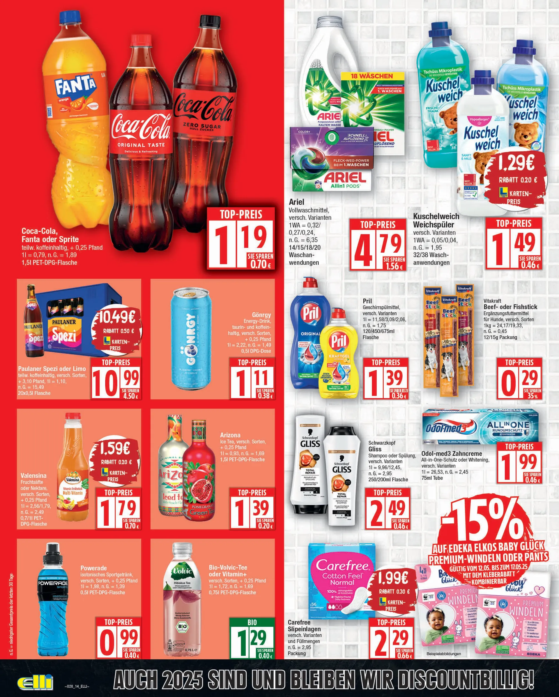 Elli Markt Prospekte  von 12. Mai bis 17. Mai 2025 - Prospekt seite 14