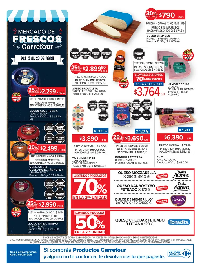 Ofertas de Ofertas Carrefour Market 15 de abril al 20 de abril 2026 - Página 14 del catálogo