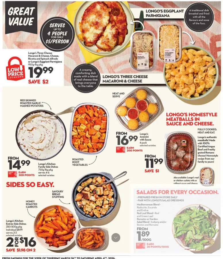 Longo's Sales from March 26 to April 4 2026 - flyer page 14