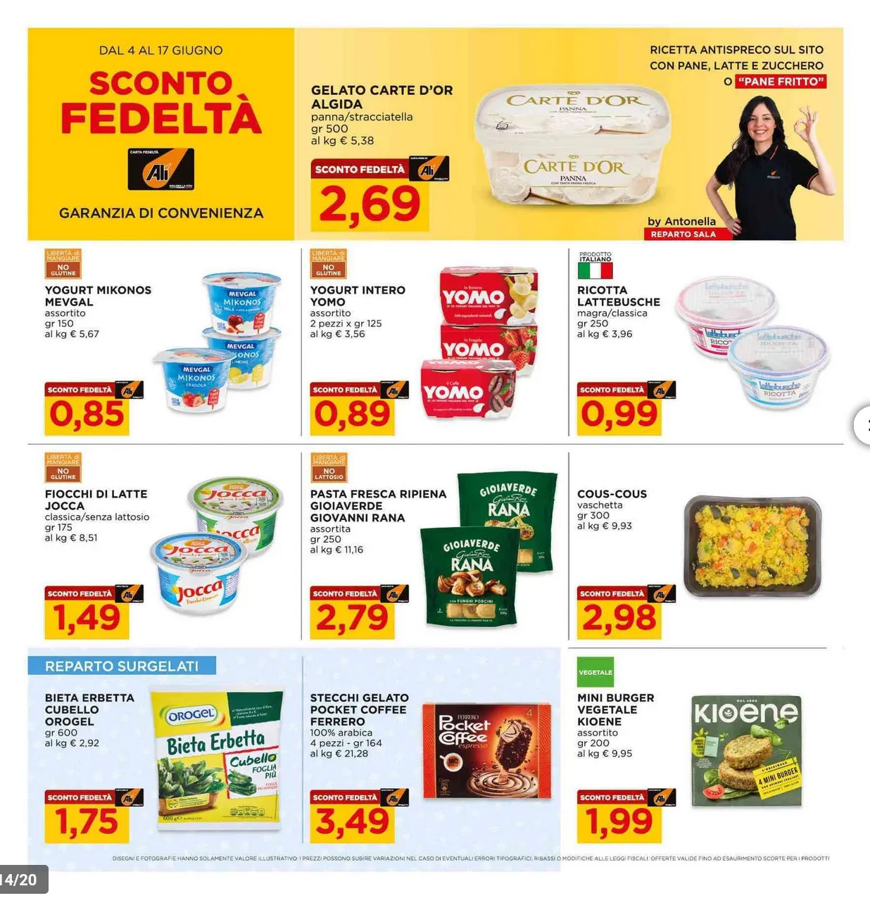 Volantini Alì Supermercati da 4 giugno a 17 giugno di 2026 - Pagina del volantino 14