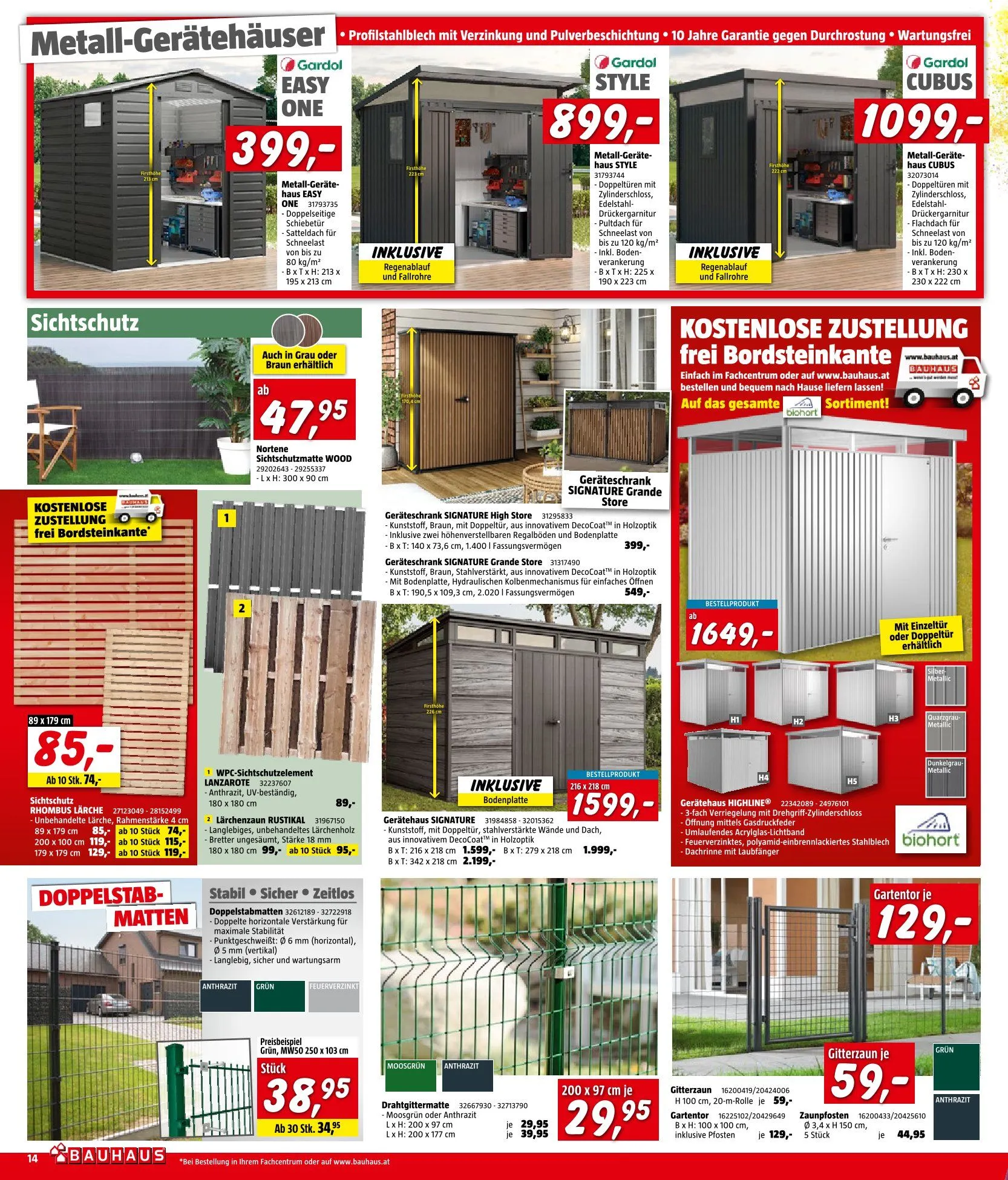 Bauhaus Deals von 30. Juni bis 14. Juli 2026 - Flugblätt seite 14