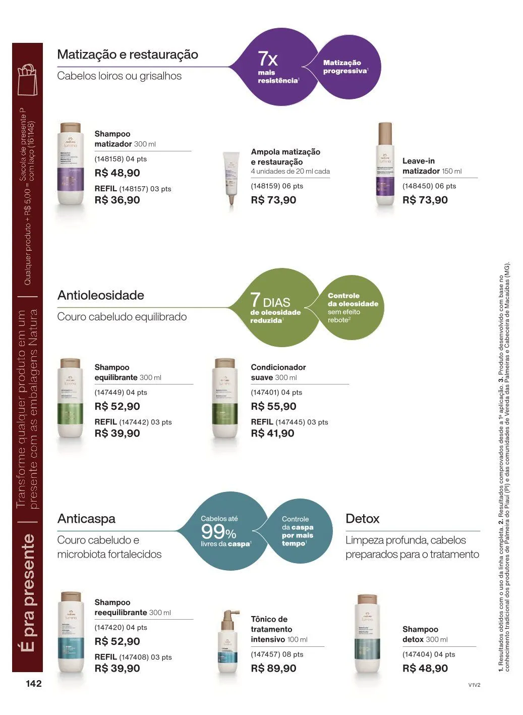 Encarte de Natura Ofertas 1 de outubro até 31 de outubro 2025 - Pagina 142