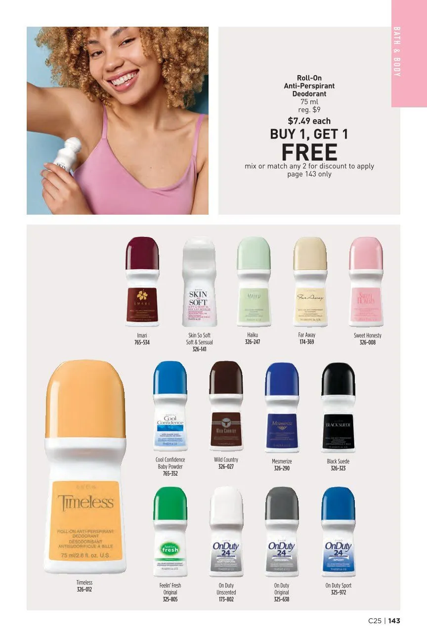 Avon  Sales from December 1 to December 31 2025 - flyer page 143