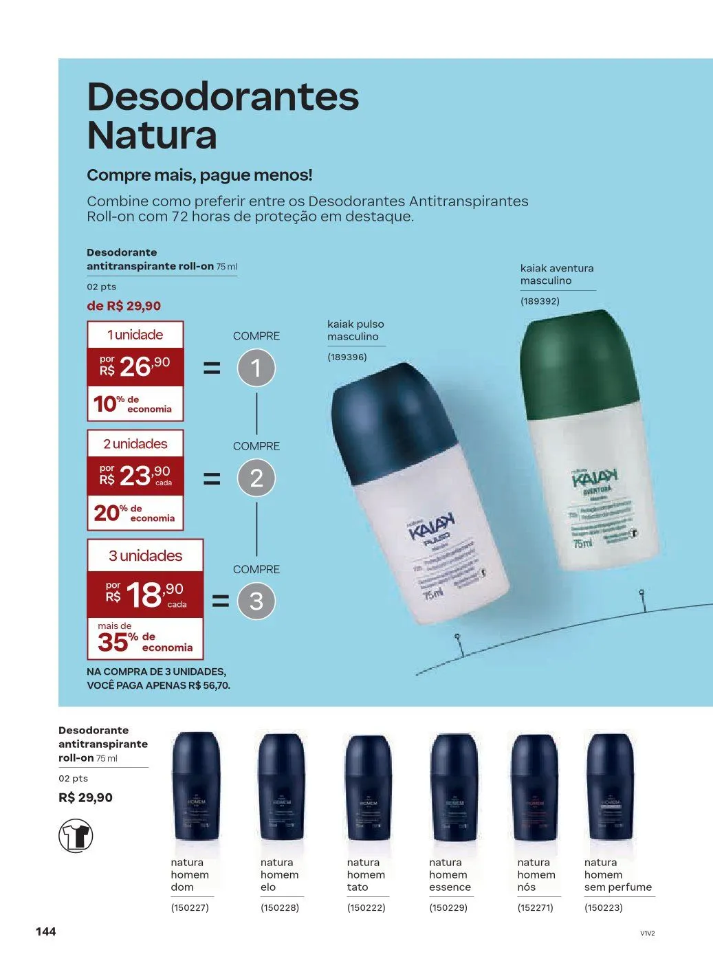 Encarte de Natura Ofertas 1 de maio até 31 de maio 2026 - Pagina 144