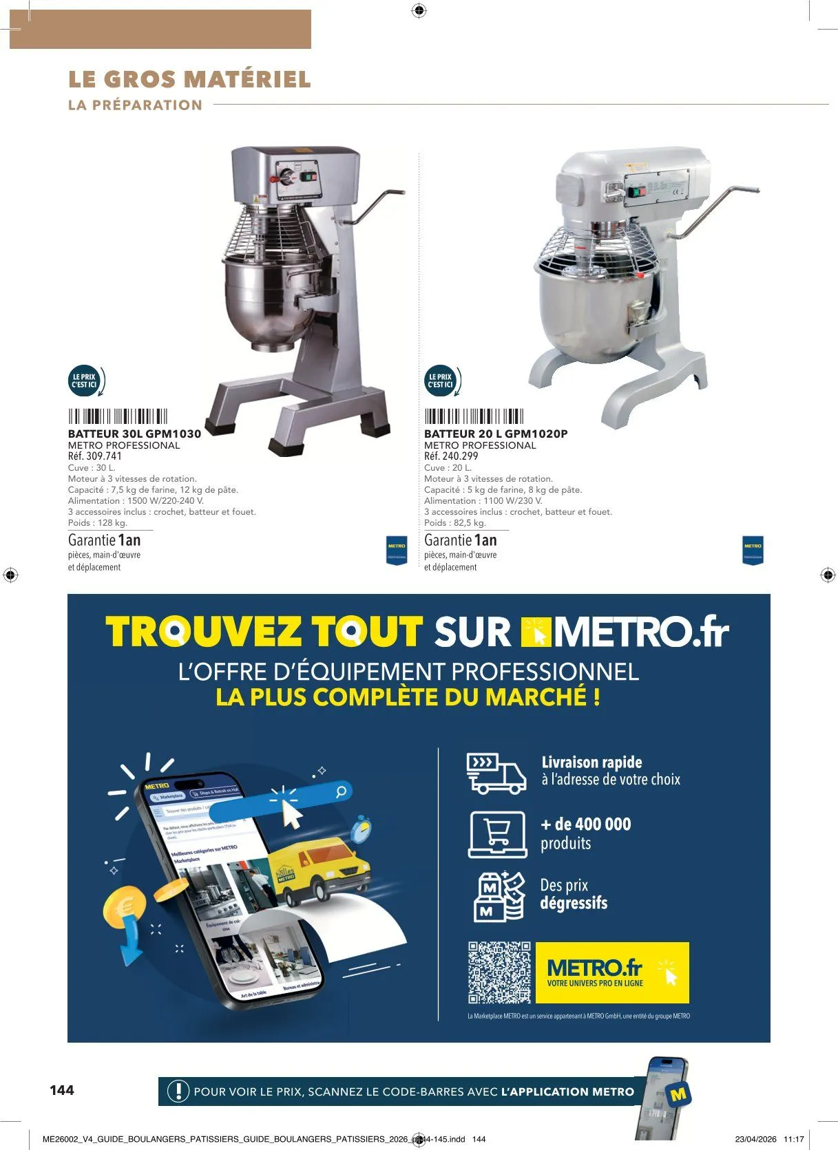 CATALOGUE du 29 avril au 31 mai 2026 - Catalogue page 144