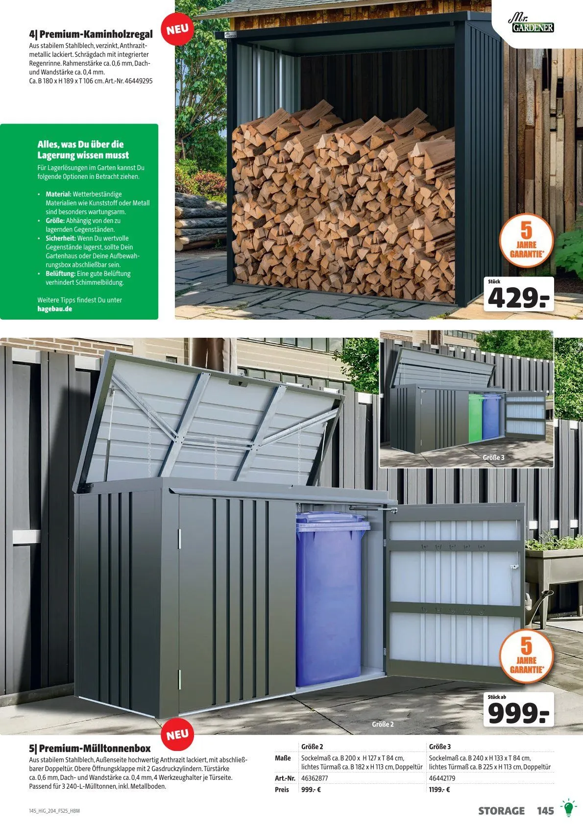 Hagebau Prospekt von 21. Mai bis 31. Dezember 2025 - Prospekt seite 134