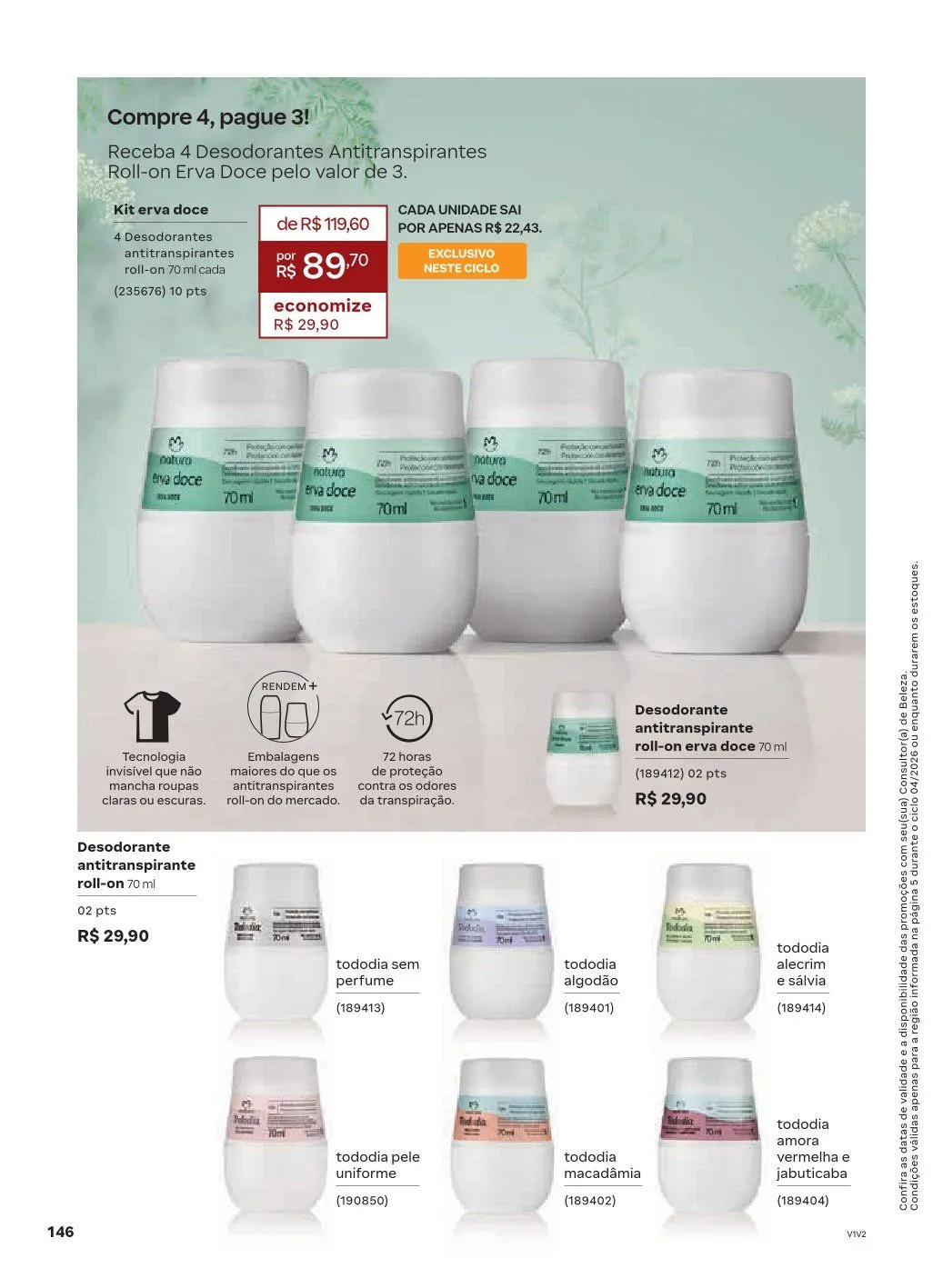 Encarte de NATURA 1 de abril até 30 de abril 2026 - Pagina 146