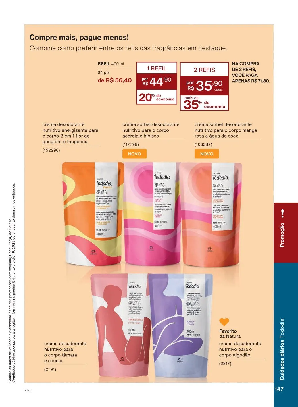 Encarte de Natura Ofertas 1 de outubro até 31 de outubro 2025 - Pagina 147