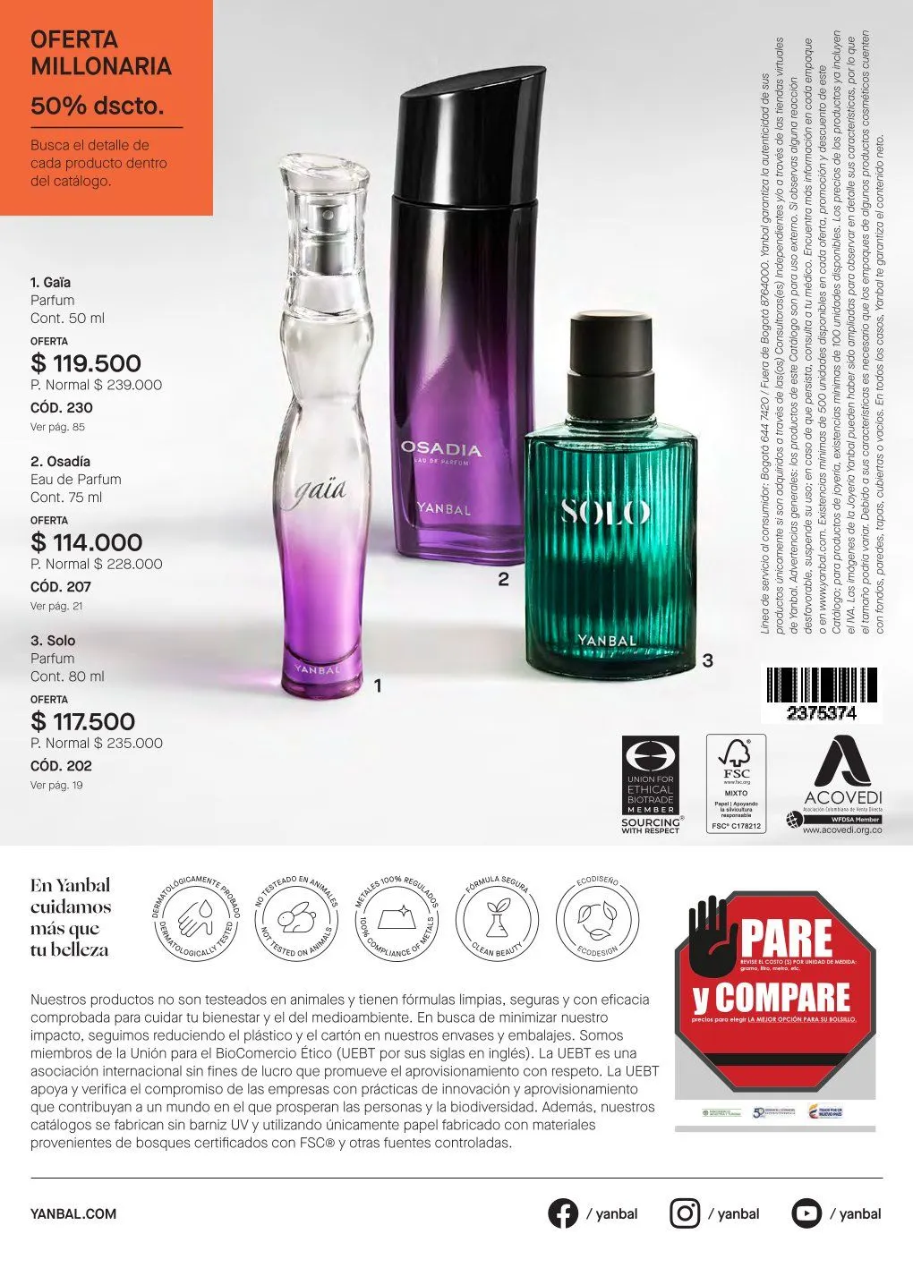 Catalogo de Yanbal Ofertas 23 de mayo al 19 de junio 2026 - Pag 148