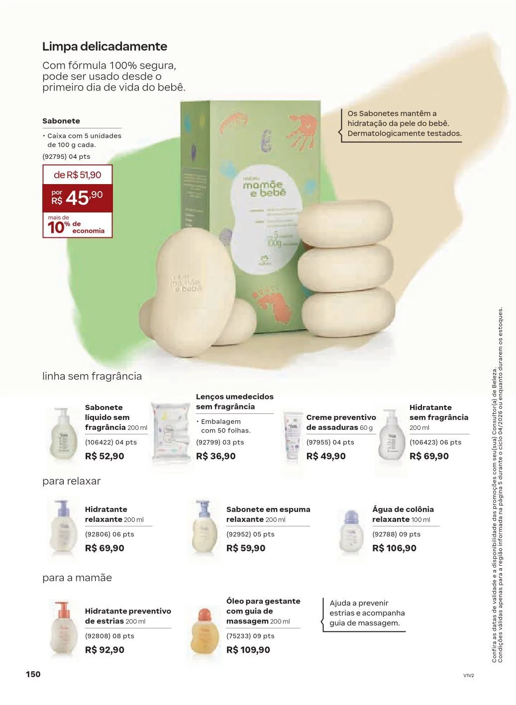 Encarte de NATURA 1 de abril até 30 de abril 2026 - Pagina 150