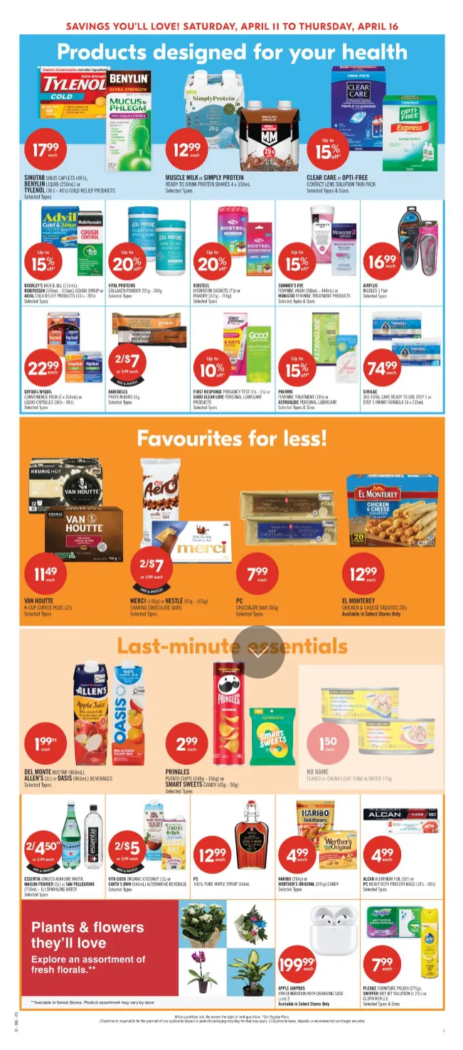 Pharmaprix Sales from April 9 to April 22 2026 - flyer page 15